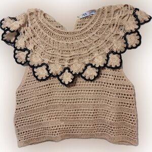 Crochet Zara Top (Excellent Condition)
